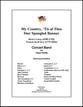 My Country 'Tis of Thee (America) - The Star Spangled Banner Concert Band sheet music cover